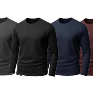 Pack of 4 Men’s Full Sleeve T-Shirts Multipack