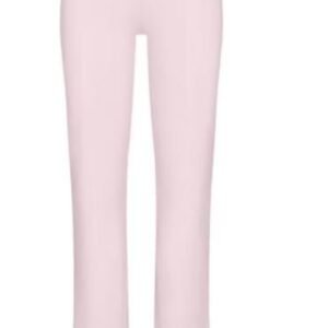 Cotton Jersey Foldover Pants in Cherry Blossom Color