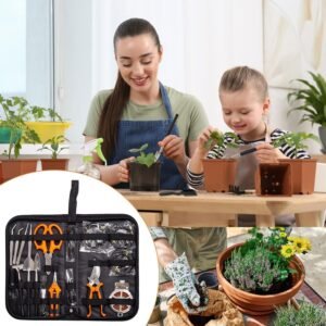 20-Piece Bonsai Tools Kit with Wire and Storage Bag