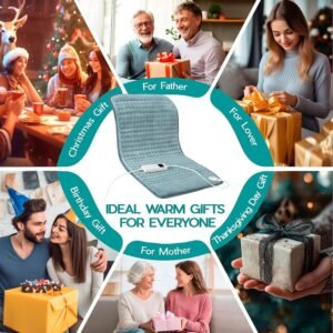 Electric Heating Pad for Cramps, Back, Neck and Shoulder Comfort