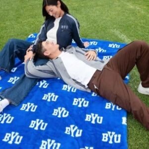 Ultra Soft Team Color Plush Throw Blanket for Sports Fans