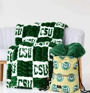 Ultra Soft Plush Team Spirit Throw Blanket for Home and Travel
