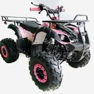 Buy HHH 125cc ATV with Reverse Online | Youth Gas Quad 4-Wheeler with LED Lights & Big Tires