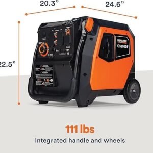 5,200-Watt Dual-Fuel Portable Inverter Generator for Quiet Gas or Propane Backup Power