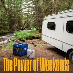 5000 Peak Watt Dual Fuel Portable Inverter Generator with Remote Start and RV-Ready Outlet