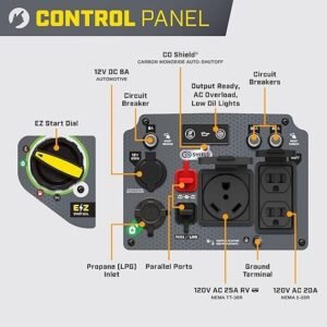 4000-Watt Dual Fuel Portable Inverter Generator for RV and Home Use